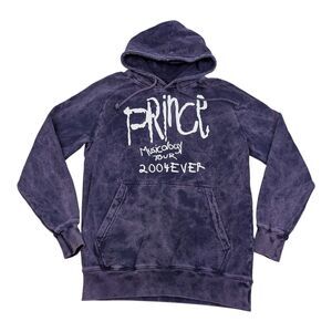 Vintage Prince Hoodie Adult S‎ Purple 2004 Ever Musicology Tour Concert Music